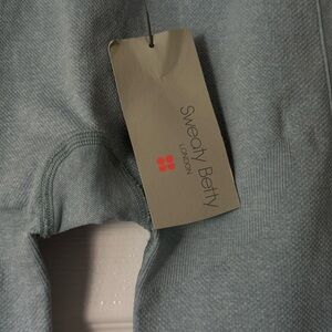 Sweaty Betty 7/8 smoke blue seamless leggings